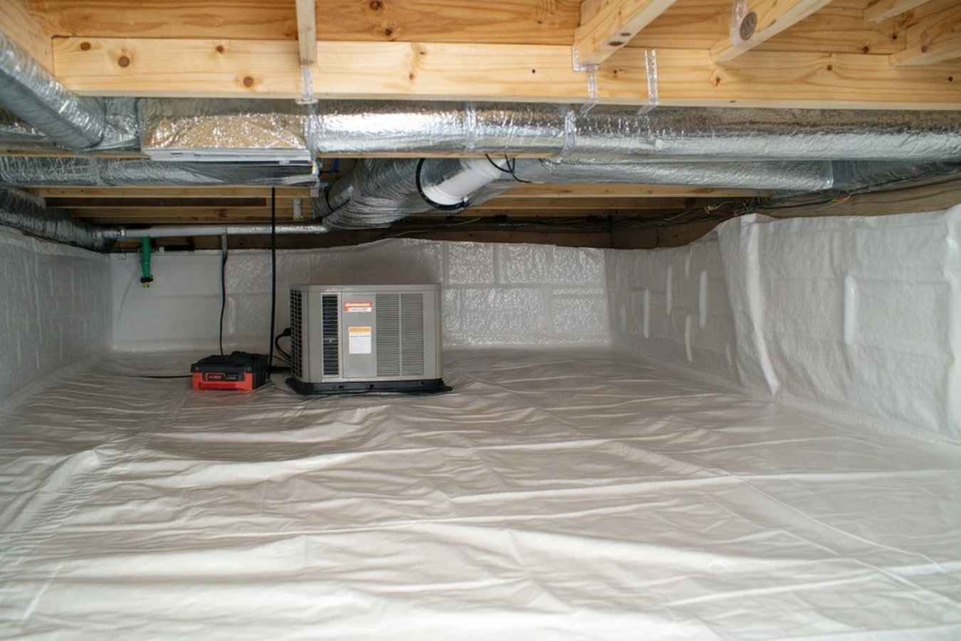 Crawl space insulation